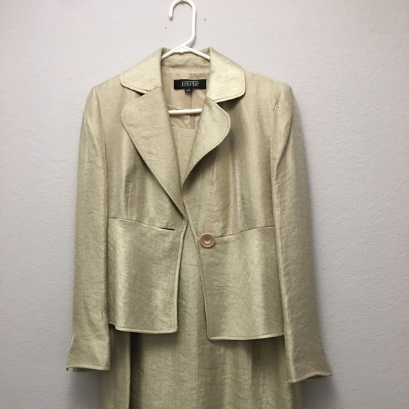 Kasper dress with coat - Picture 2 of 4